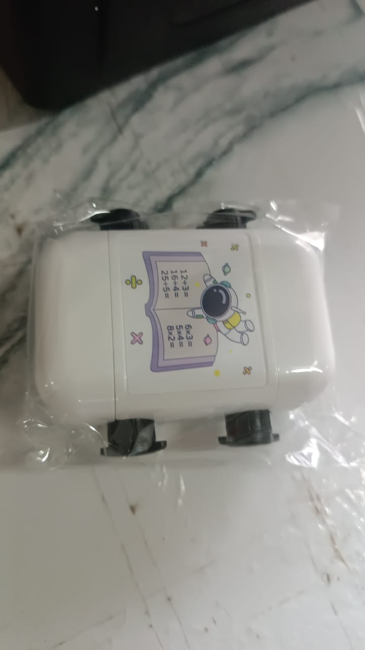 Math educational toy rolling stamp for early learners