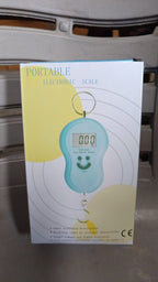 Digital weighing scale with a keychain, perfect for on-the-go accuracy.