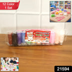 Soft colorful clay molds from the antibacterial kids clay set