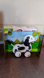 Developmental pull along toddler toy easy to grip and pull for kids