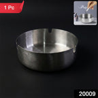 Steel cigarette smoke collection bowl with stable base design