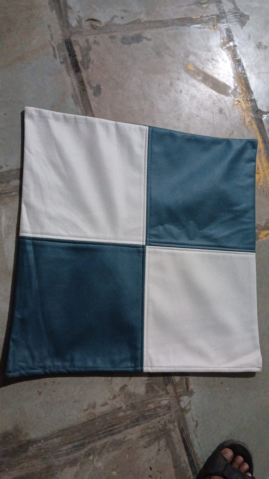 Stack of folded 60x60 CM pillow covers in various neutral tones.
