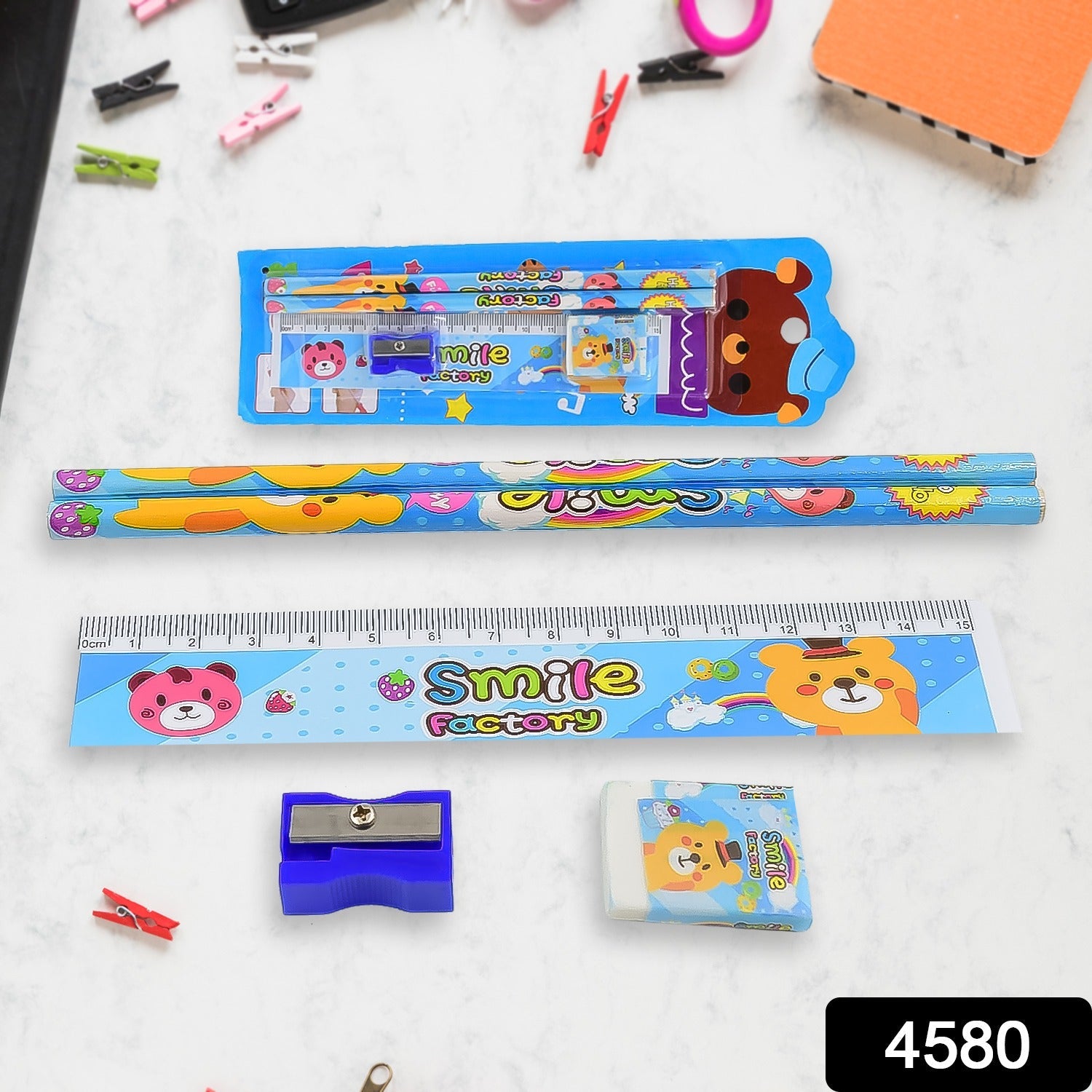 Assorted Kids Cartoon Pencil Set featuring fun character designs.