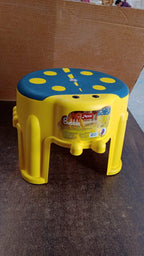 Close up of bubble-textured non-slip seat surface on kids step stool