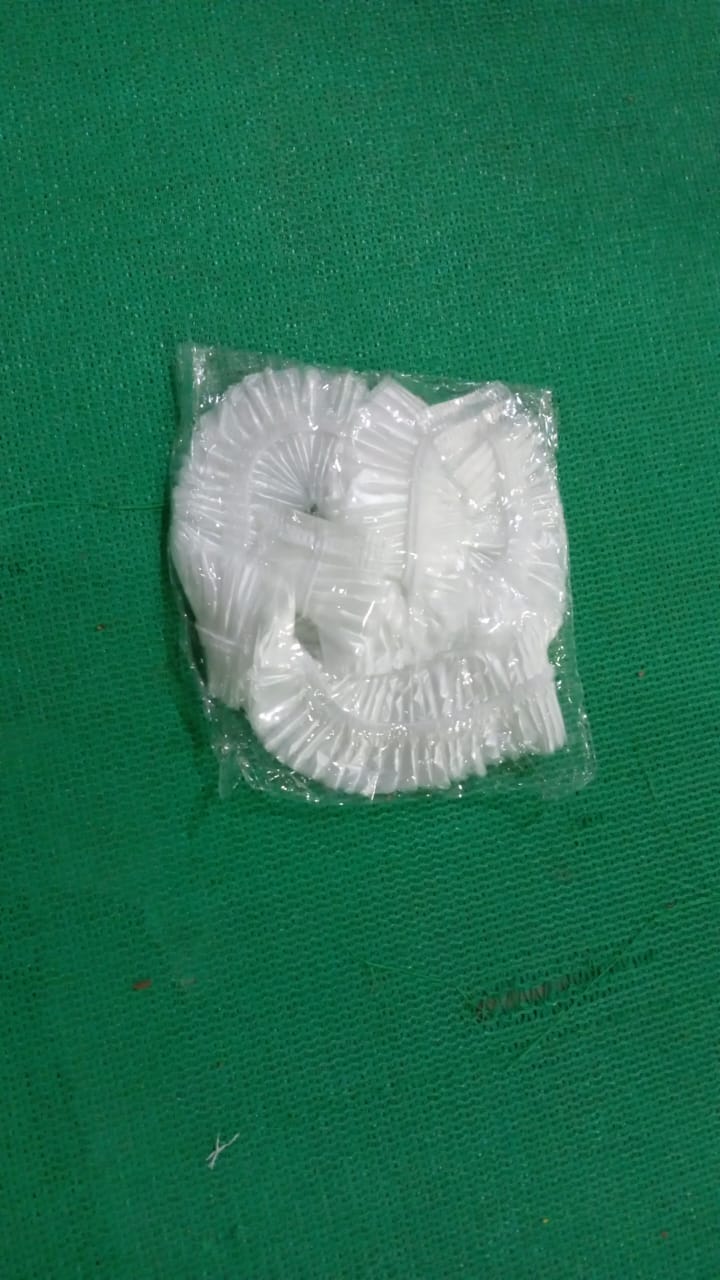 Roll of thick transparent plastic material for furniture protection.
