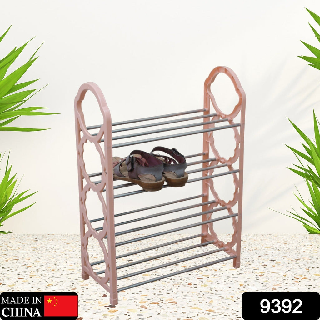 Standing shoe rack with multiple layers for efficient home organization