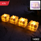 Modern decorative bubble candle lights emitting soft light