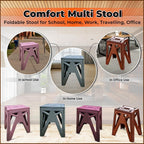 Supermom 18 inch folding stool placed in kitchen for multi-purpose use