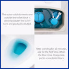 Illustration showing how to use Wonder Fresh toilet cleaner tabs in a cistern.