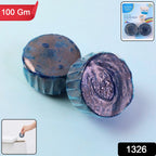 Wonder Fresh automatic toilet flush tab with ocean blue fragrance.