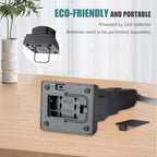 Hanging fly repeller fan for outdoor dining and food stalls