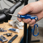 Multi tool kit open displaying various repair tools