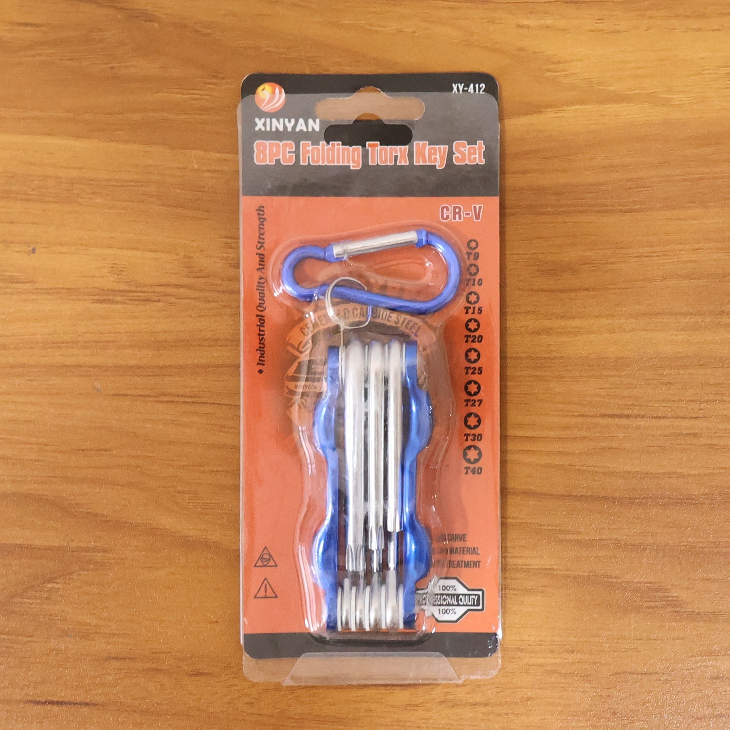 folded 8-in-1 cycling repair multi tool kit