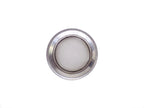 Side view of the anti-clog sink strainer, highlighting its compact and robust construction.