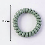 Soft Stretchable Telephone Wire Hair Bands Ð No Crease & Waterproof
