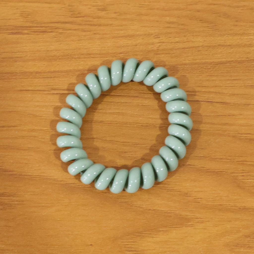 Soft Stretchable Telephone Wire Hair Bands Ð No Crease & Waterproof
