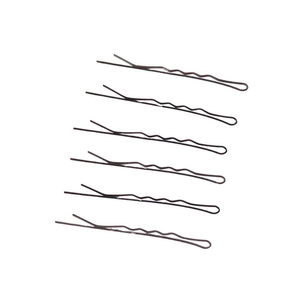 Big sized black hair bobby pin set perfect for buns and updos