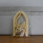 Multipurpose foldable hanger with durable plastic material and dual clips