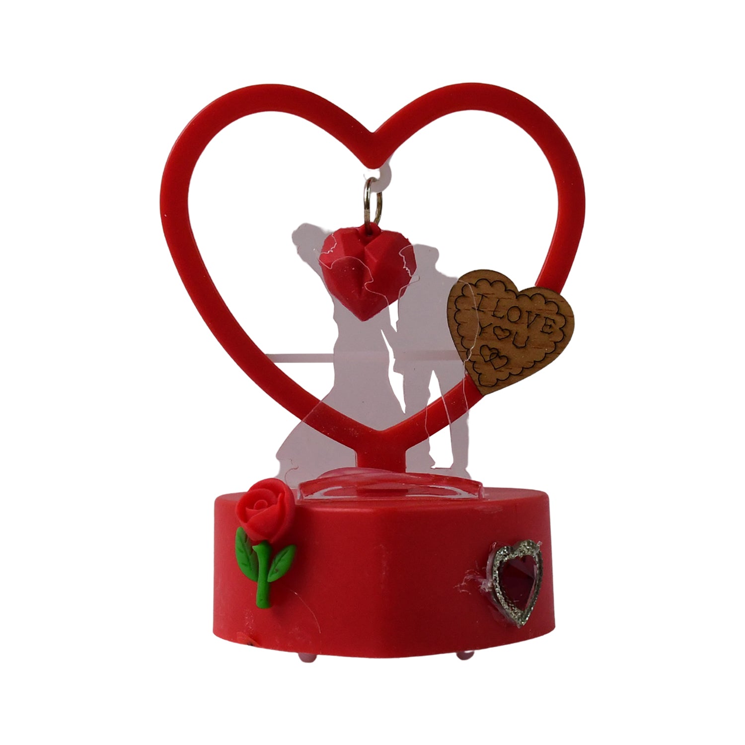Heart-shaped LED decorative light ideal for romantic gifts and home decor