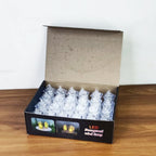 Live image showing LED decorative lantern lights with warm glow in use