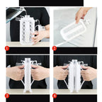 The portable ice tray used for chilling drinks during an outdoor picnic or camping.