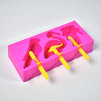 Brightly colored reusable ice candy mould maker set for healthy frozen snacks.