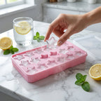 star shape freezer mold for making decorative ice cubes