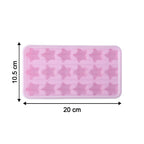 reusable star-shaped ice cube mold for freezer use