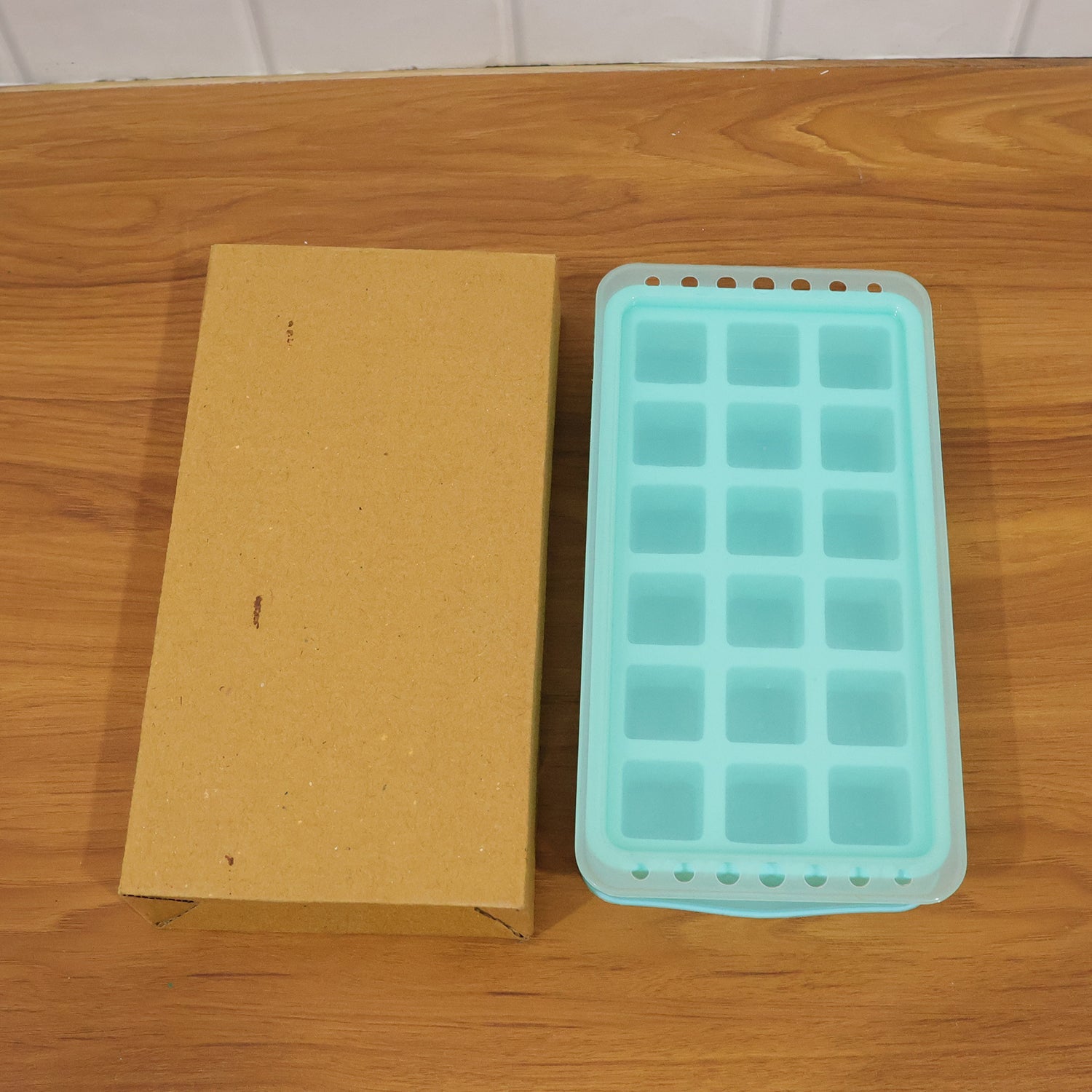 Kitchen ice tray for making cubes for drinks and recipes