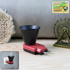 Angled view of Electric Kapoor Dani Diffuser highlighting its compact size and safety features