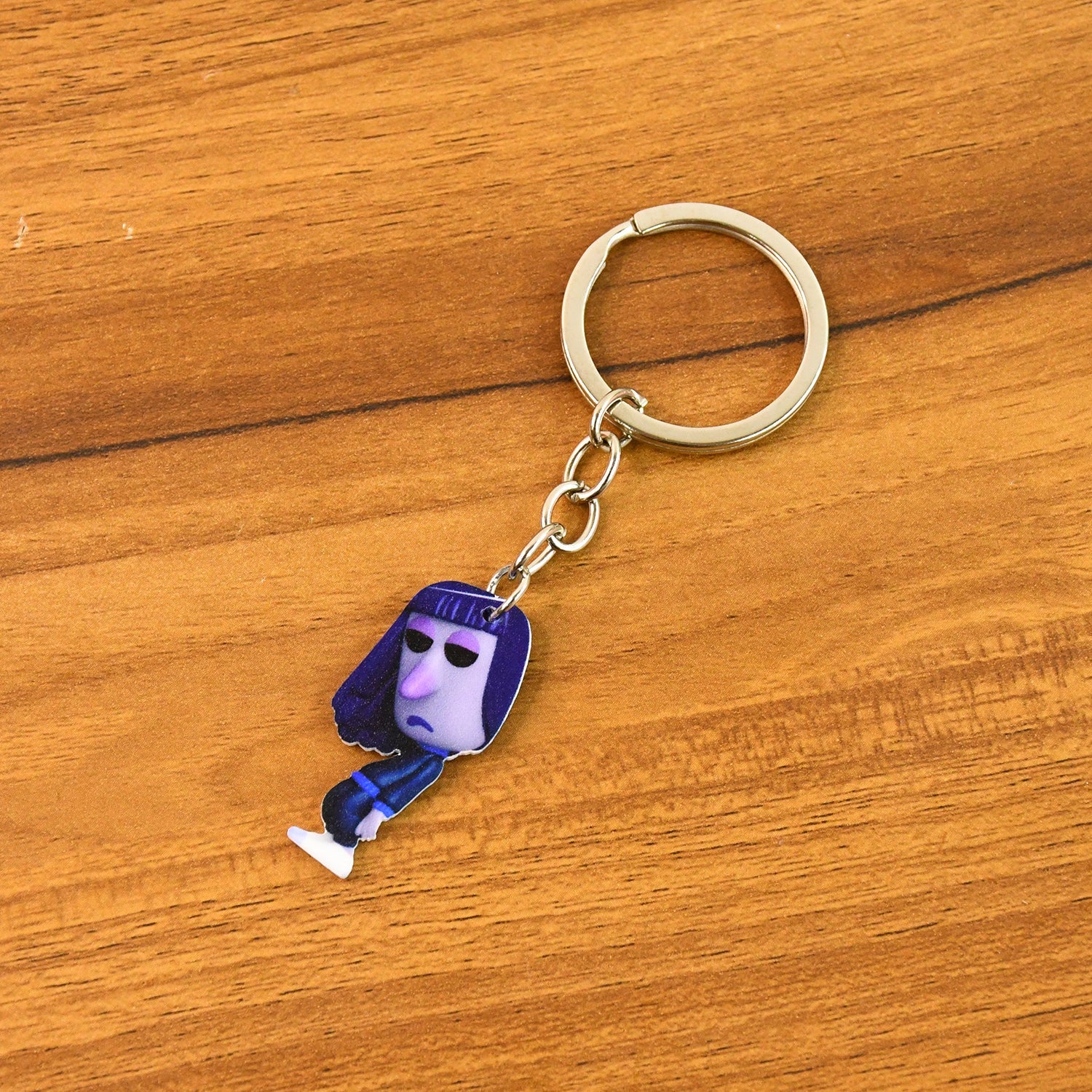 Big size kawaii cartoon character keychain charm in acrylic