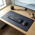 Desk protector mat with smooth surface for precise mouse control
