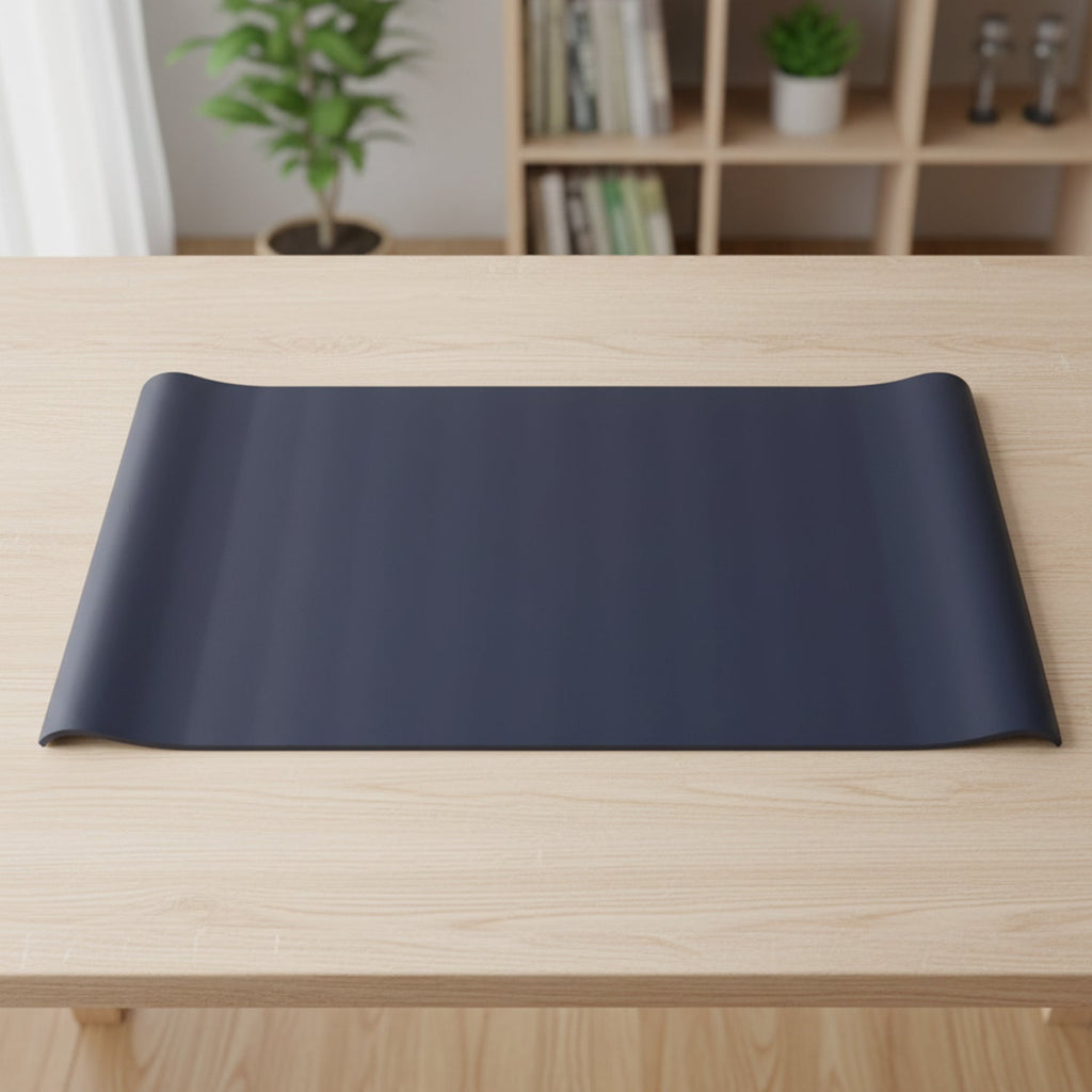 Large computer desk mouse pad in black for office and gaming