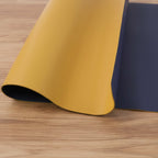 Extended office desk mat for workspace protection