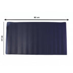 Black desk surface protector mat for office and gaming