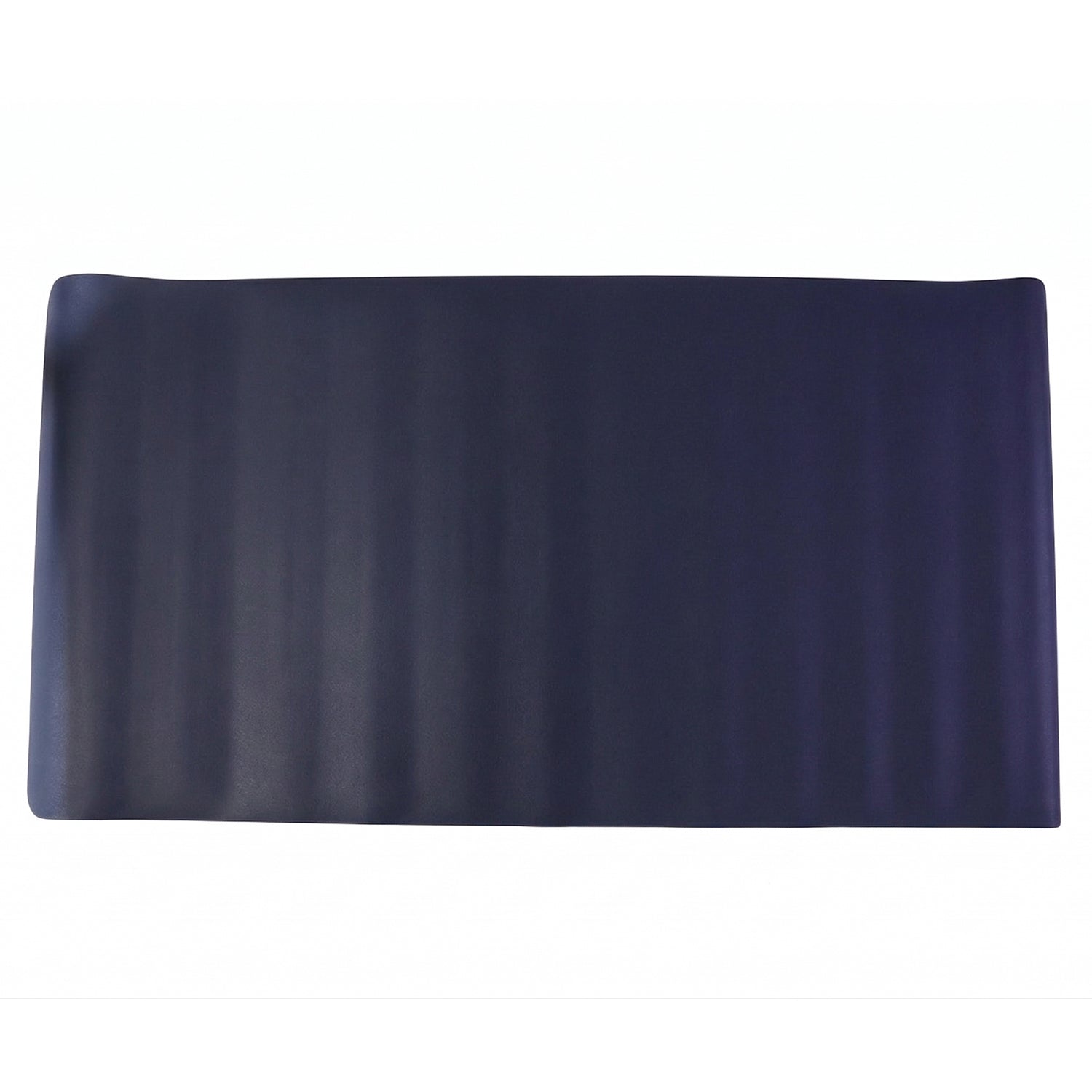 Durable leather finish large desk mat with anti-slip base
