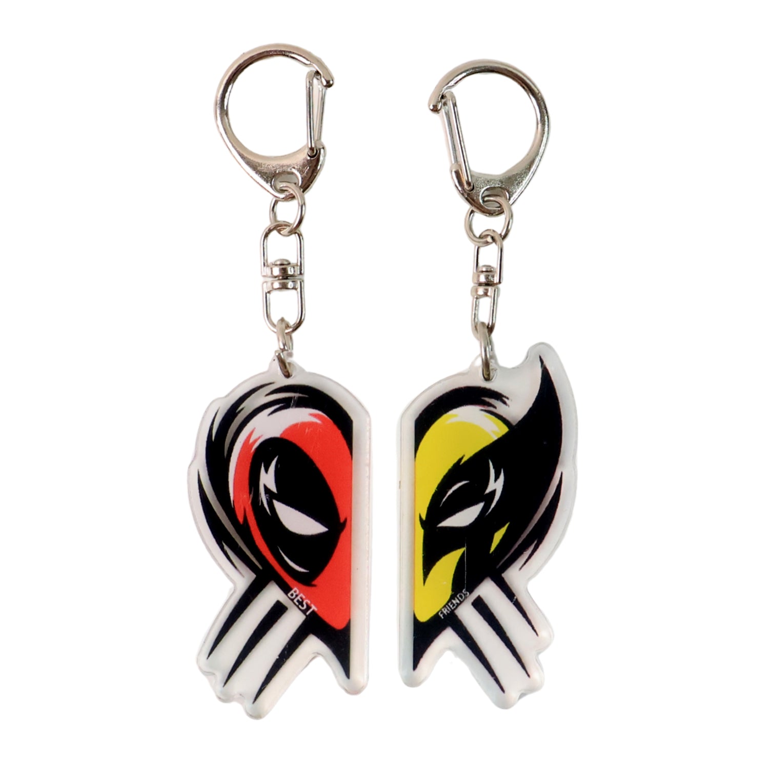 Friendship matching acrylic keychain set perfect for gifting