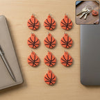 Basketball design key ring set for keys and bags