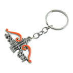 Ram keychain with sturdy metal build perfect for car and bike keys