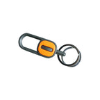 Compact and lightweight metal keychain with key holder