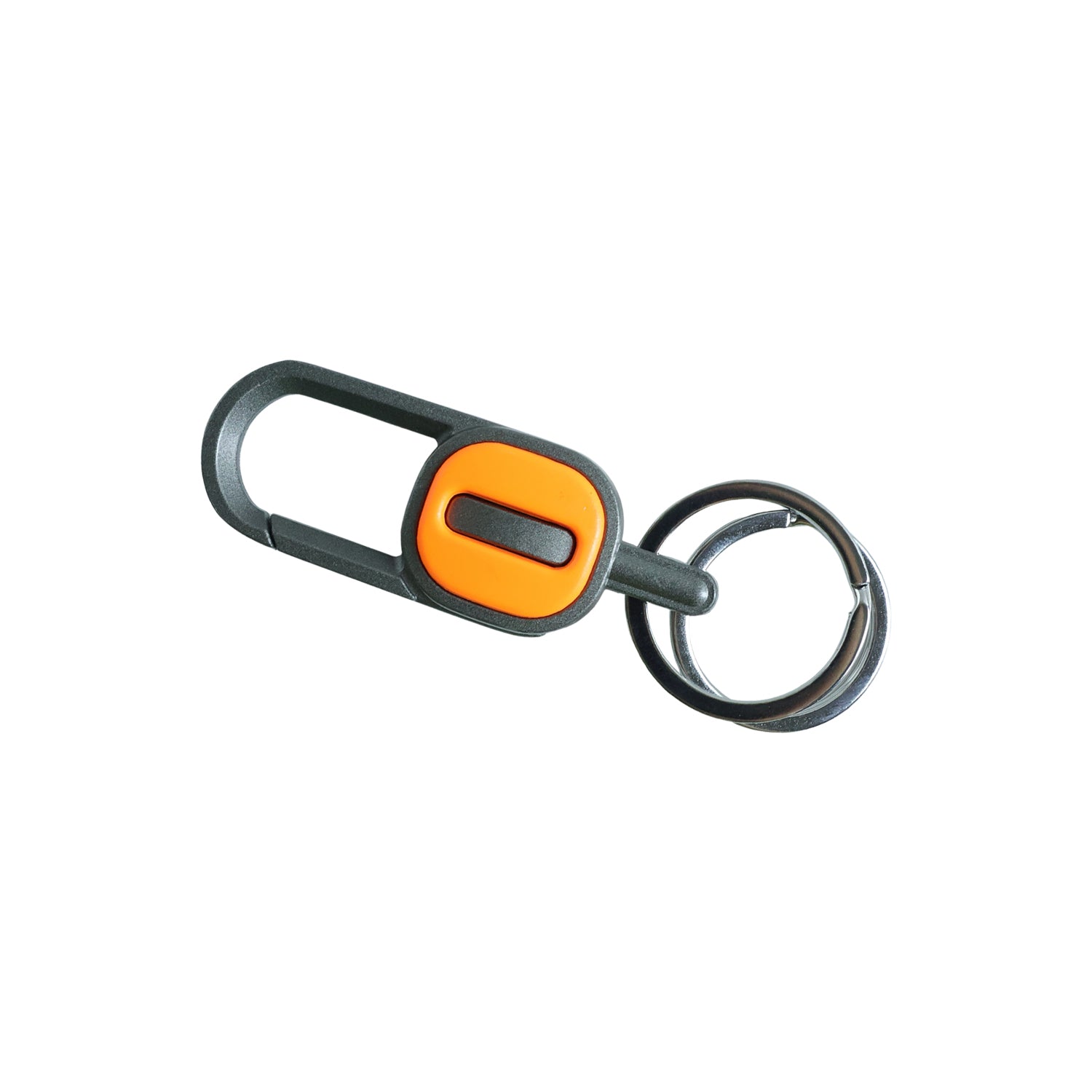 Compact and lightweight metal keychain with key holder