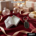 Elegant gift box packaging for premium metal keychain