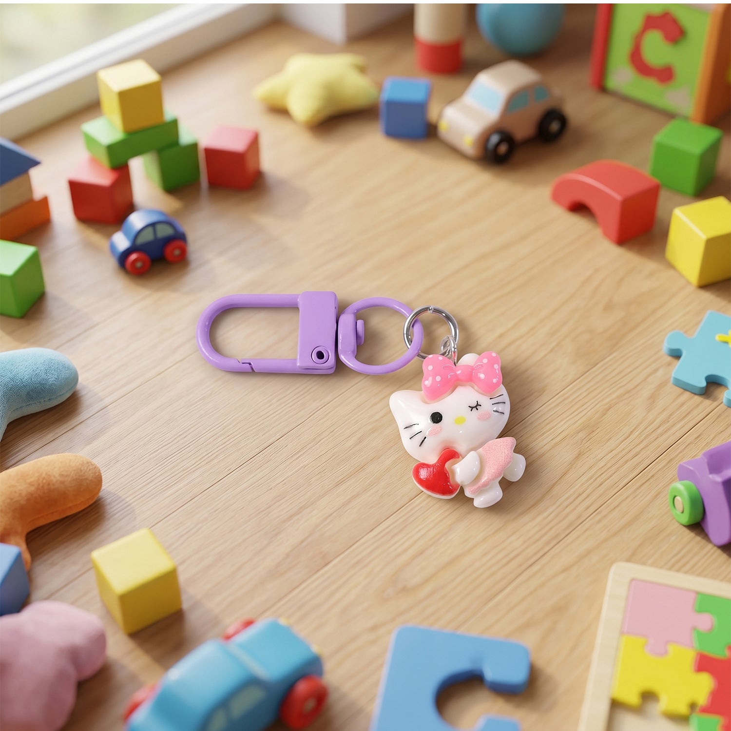 Trendy lightweight keychain for daily use