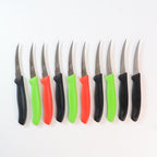 Stainless steel lemon knives with vibrant handles making kitchen tasks easier