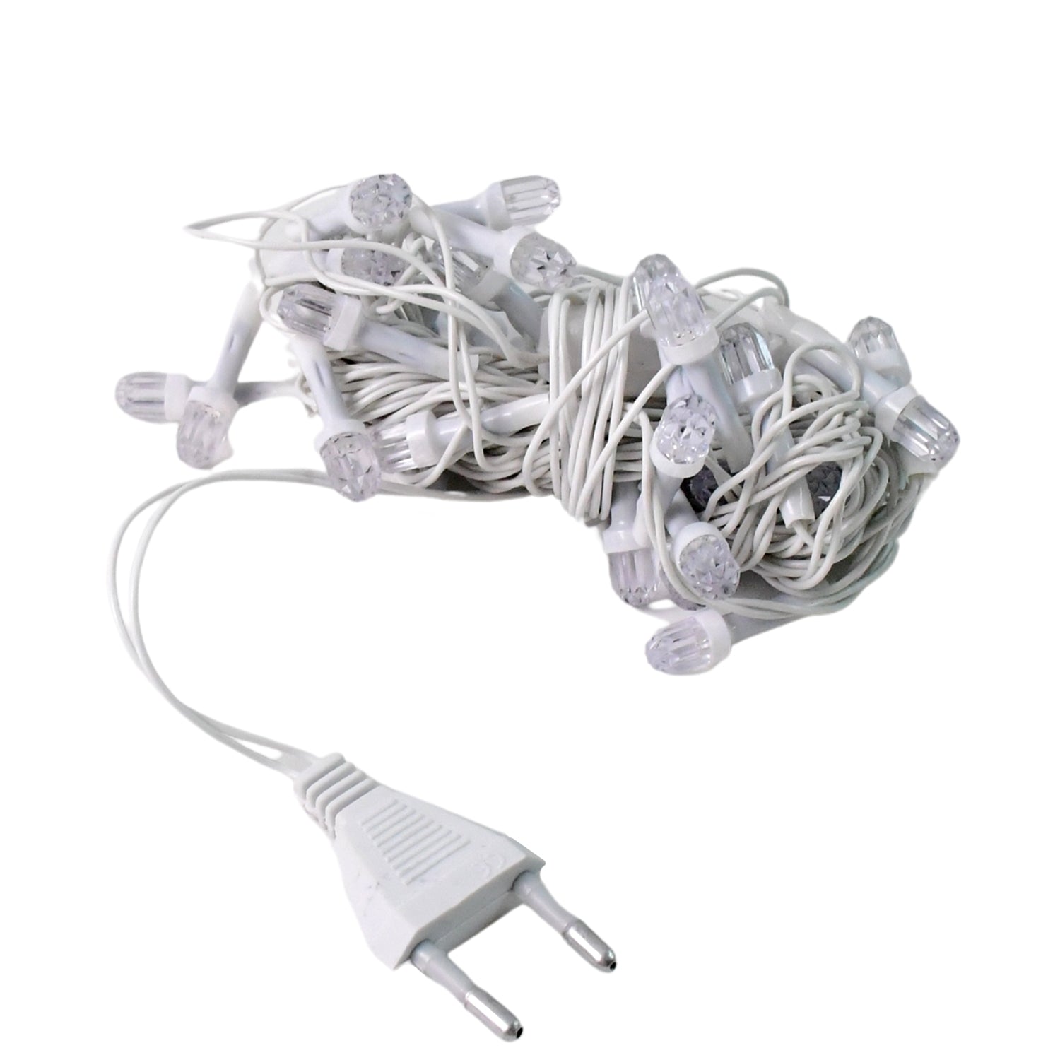 Net style multi-color LED fairy lights creating glowing effect