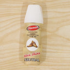 Daily use liquid shoe polish with sponge applicator