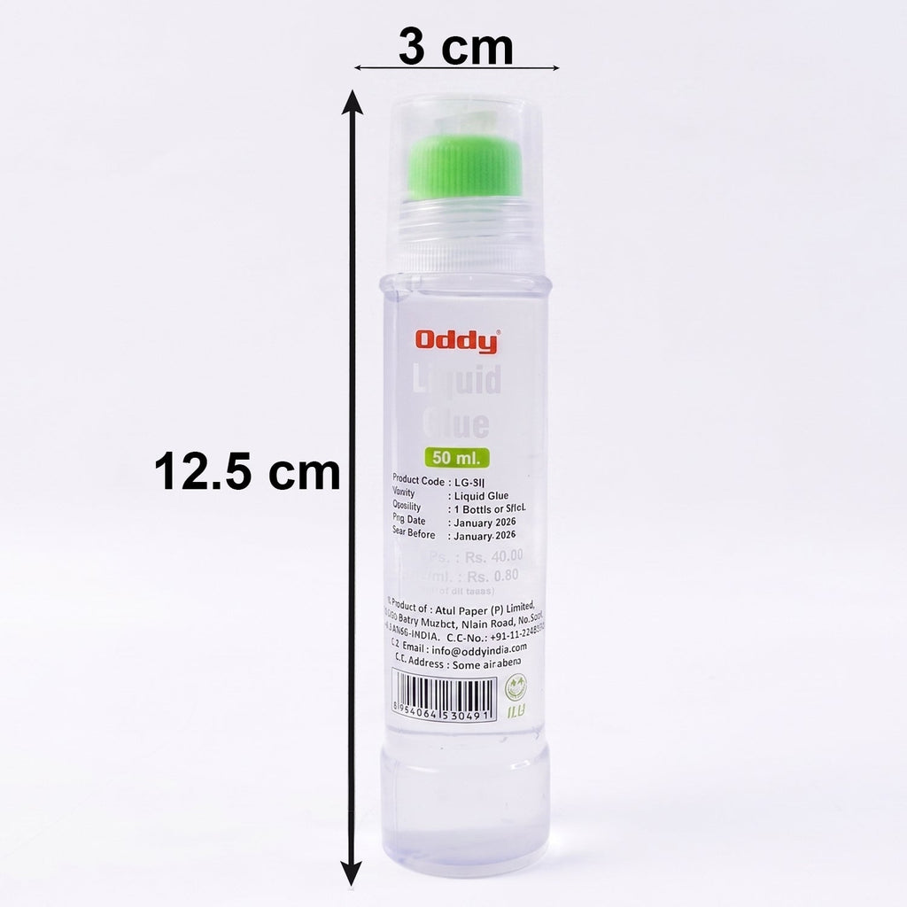 Transparent liquid glue pen for clean application work