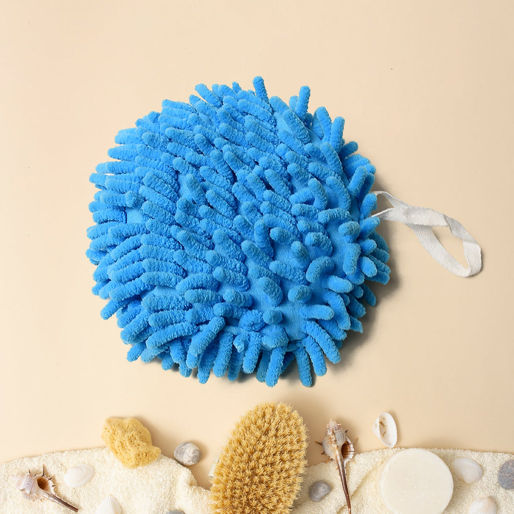 Front view of microfiber super mitt hand duster