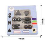 Magnetic Power Kit STEM toy showing dimensions and size layout