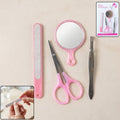 4 in 1 manicure kit with nail scissors and files